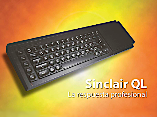 Poster de un QL con teclado español