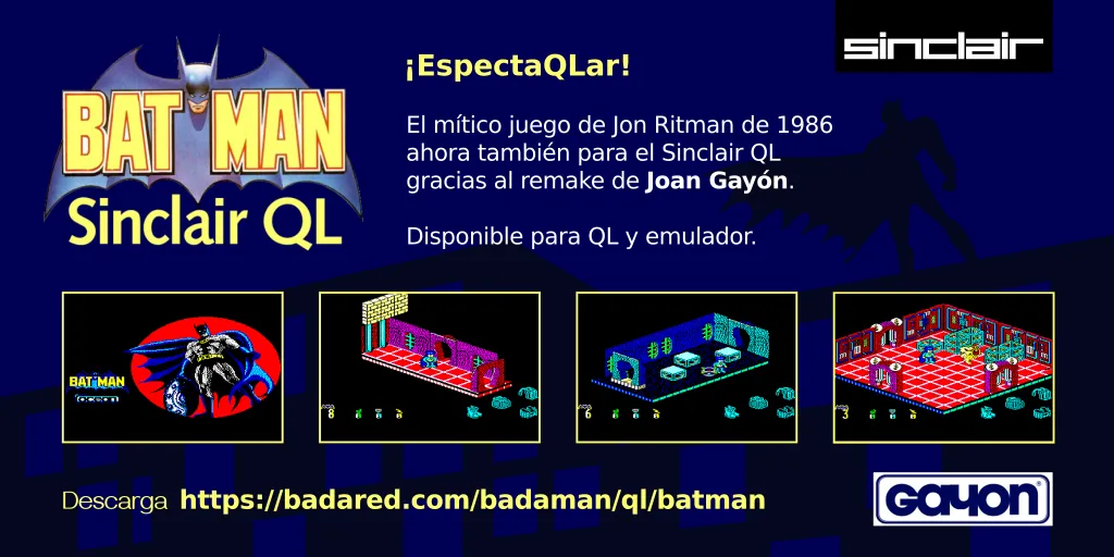 Banner del lanzamiento de Batman para QL Banner del lanzamiento de Batman para QL