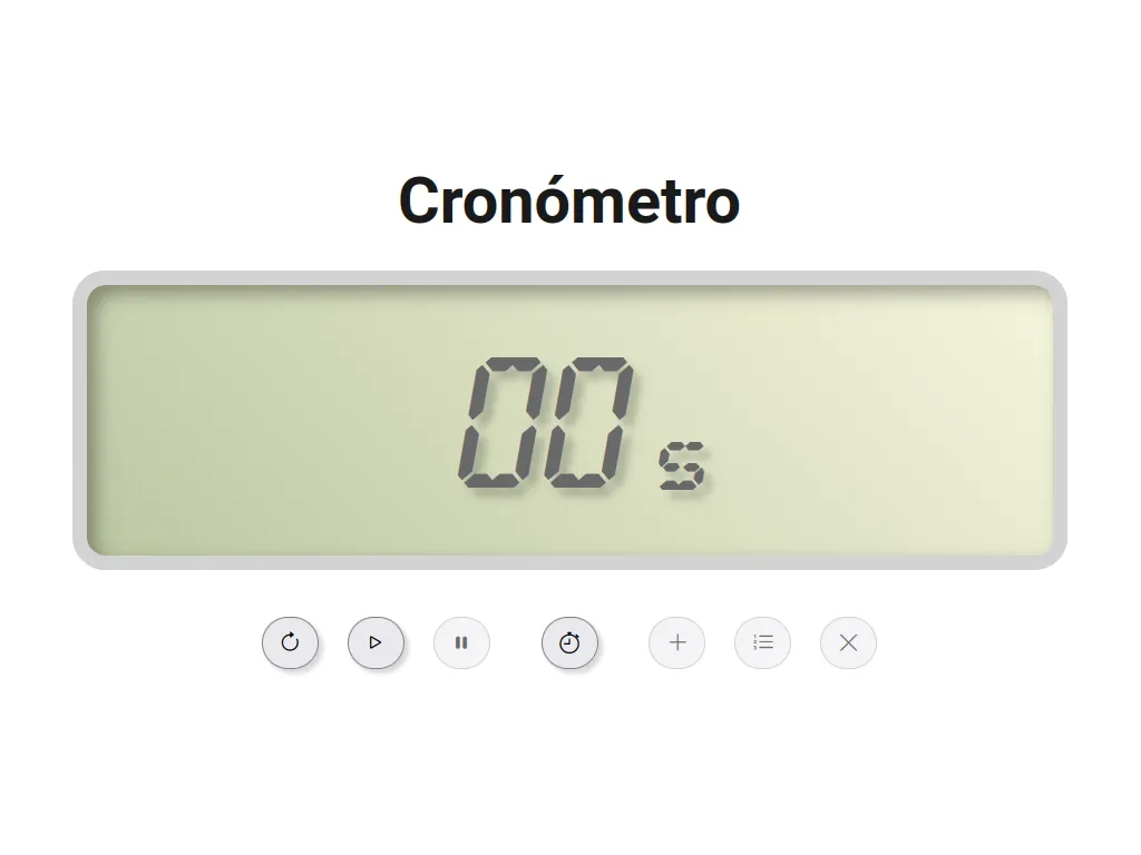 Cronómetro digital